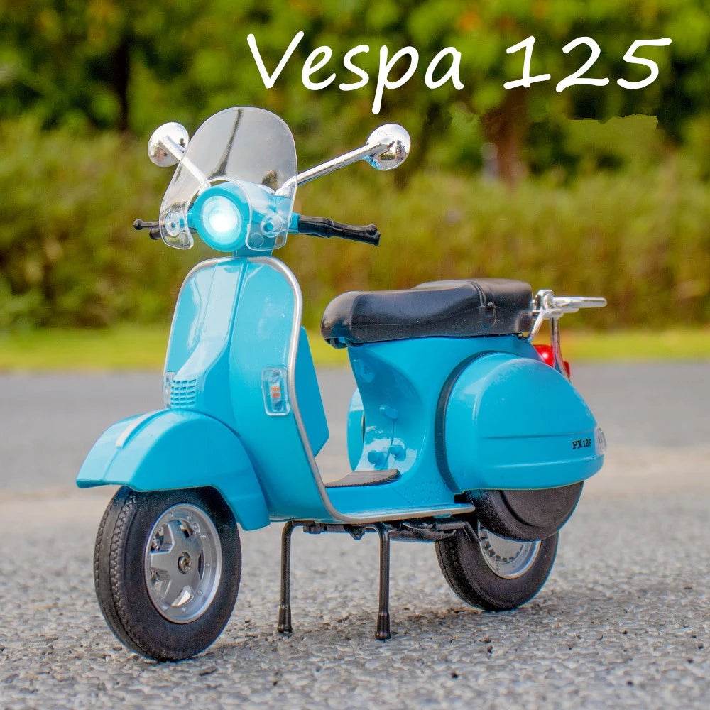 Premium Diecast Vespa 1 To 10 Scale Motorcycle Collectors - ToylandEU
