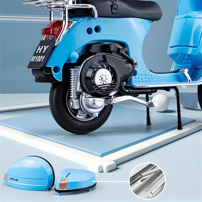 Premium Diecast Vespa 1 To 10 Scale Motorcycle Collectors - ToylandEU
