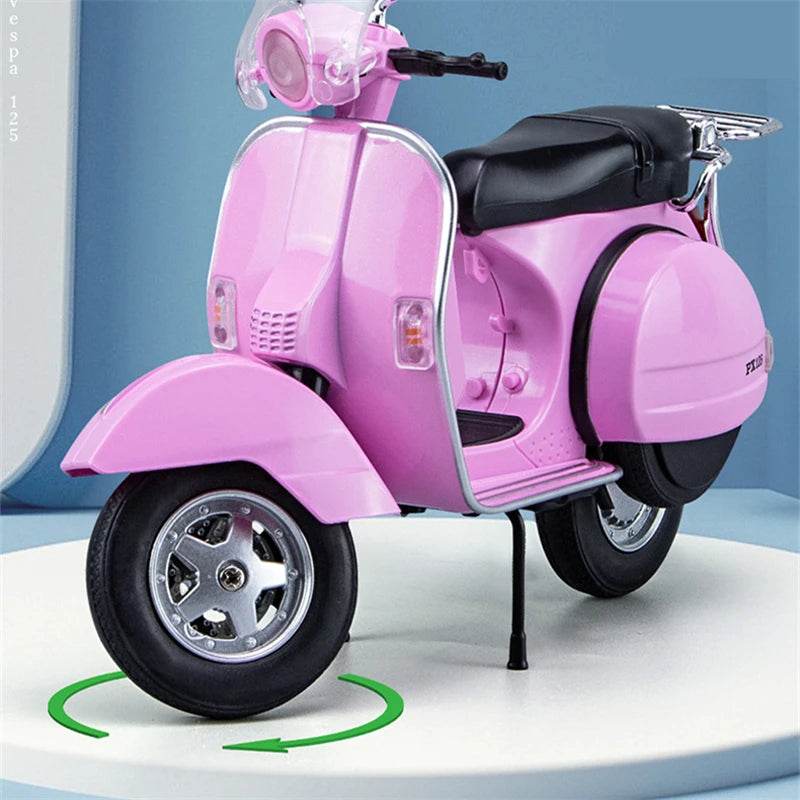 Premium Diecast Vespa 1 To 10 Scale Motorcycle Collectors - ToylandEU