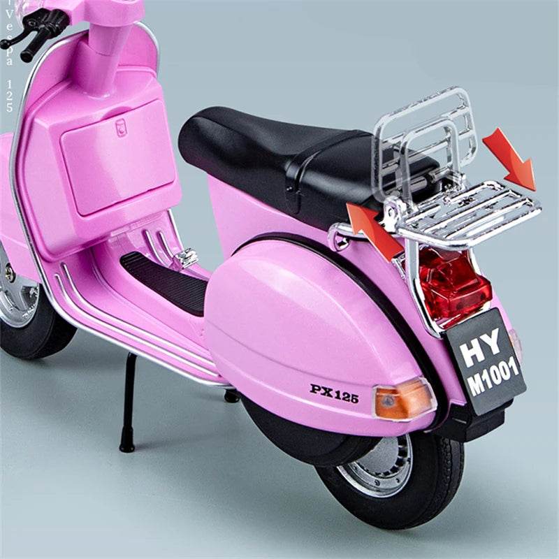 Premium Diecast Vespa 1 To 10 Scale Motorcycle Collectors - ToylandEU