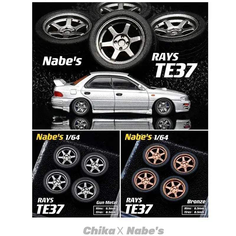 Premium Diecast Wheels And Brakes For Luxury Model Cars - ToylandEU