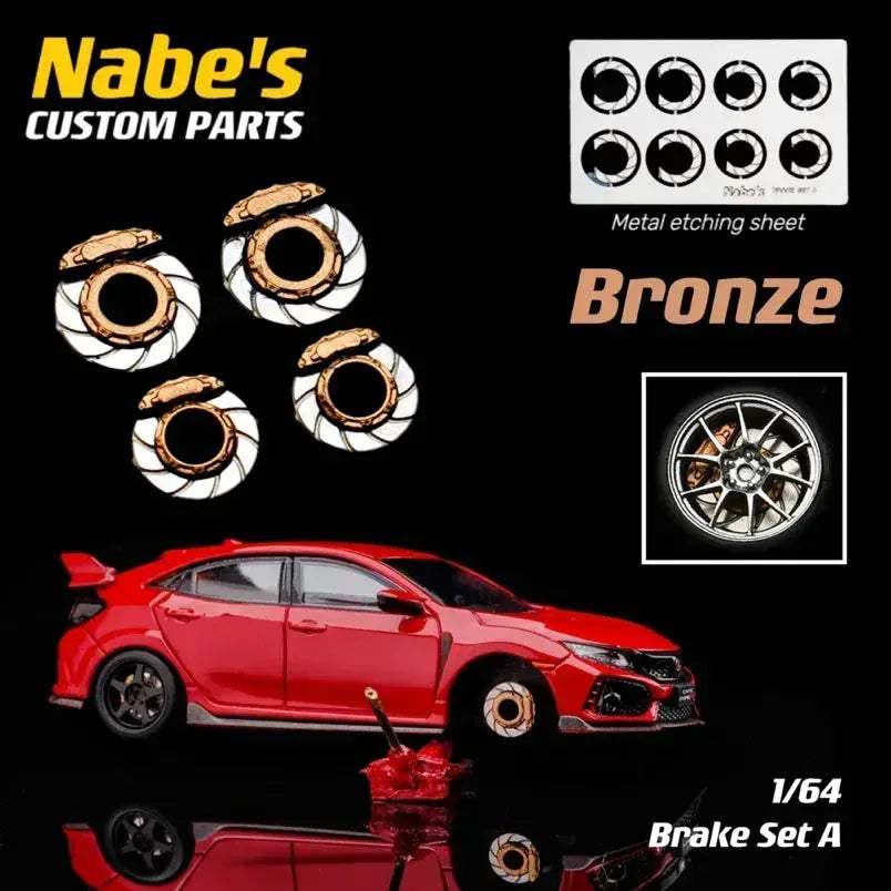 Premium Diecast Wheels And Brakes For Luxury Model Cars - ToylandEU
