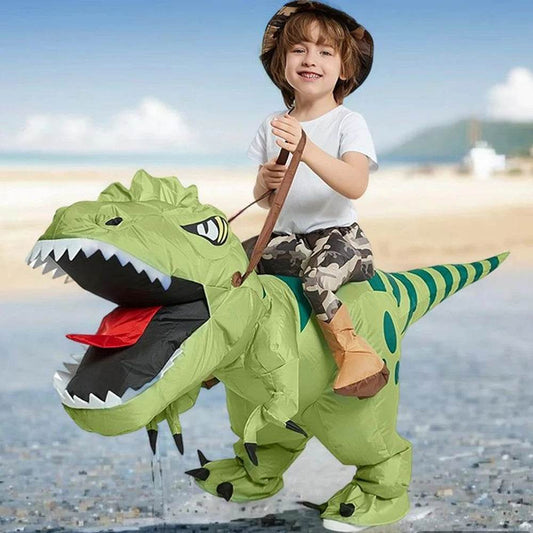 Premium Dinosaur Costume Ride On Inflatable Kids Halloween - ToylandEU