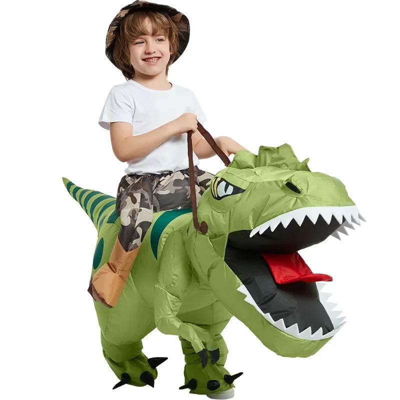 Premium Dinosaur Costume Ride On Inflatable Kids Halloween - ToylandEU