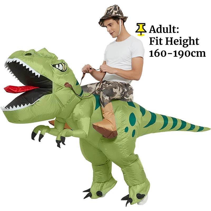 Premium Dinosaur Costume Ride On Inflatable Kids Halloween - ToylandEU