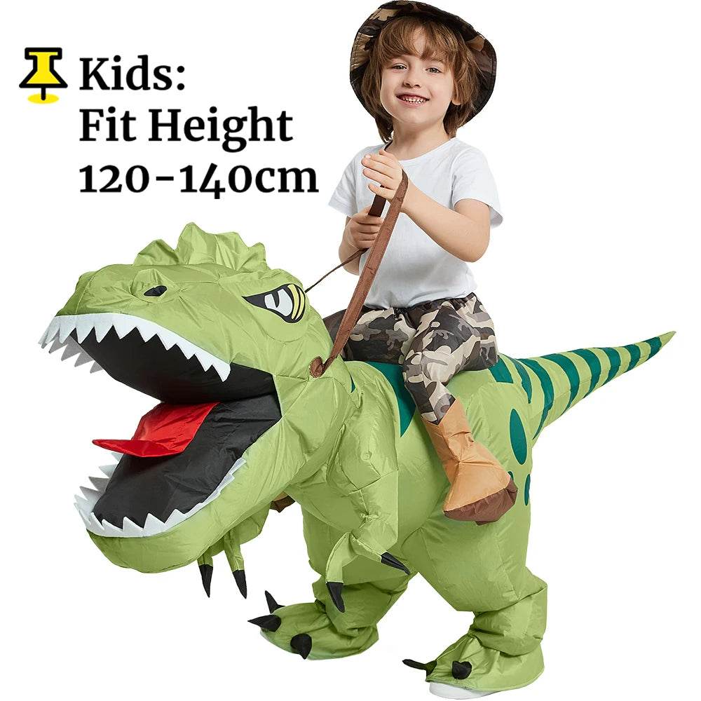 Premium Dinosaur Costume Ride On Inflatable Kids Halloween - ToylandEU