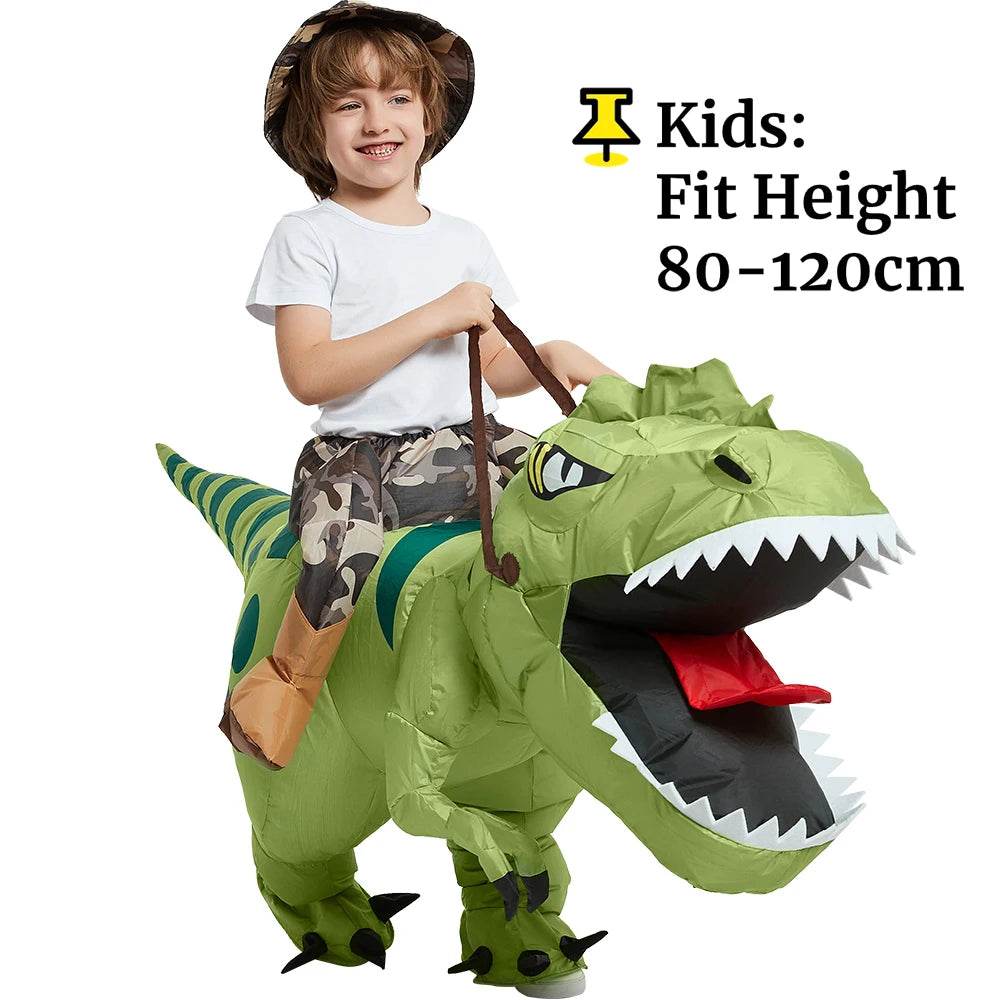 Premium Dinosaur Costume Ride On Inflatable Kids Halloween - ToylandEU