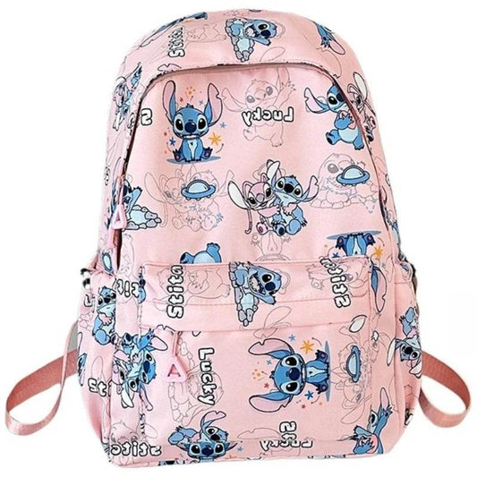 Premium Disney Cartoon Stitch Backpack Large Capacity For Daily Use And Travel For Women And Girls - ToylandEU