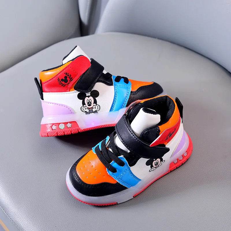 Premium Disney Casual Shoes with LED Lights for Active Boys and Girls Aged 1 to 6 Years - ToylandEU