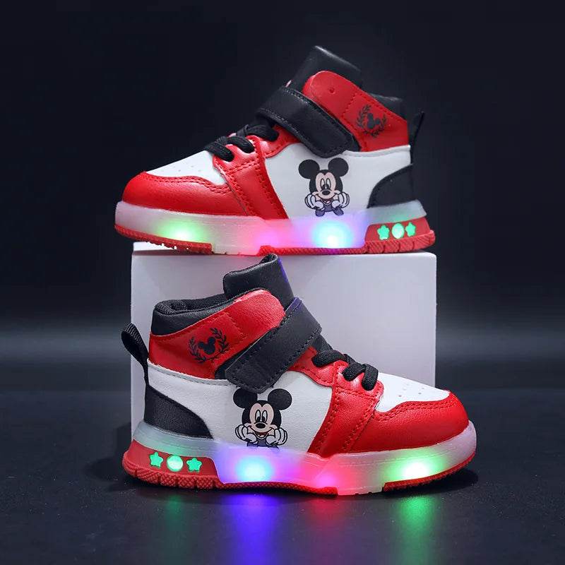 Premium Disney Casual Shoes with LED Lights for Active Boys and Girls Aged 1 to 6 Years - ToylandEU