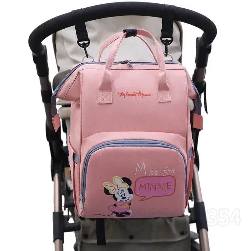 Premium Disney Diaper Bag Large Capacity Waterproof Stroller Backpack For Moms On The Go - ToylandEU