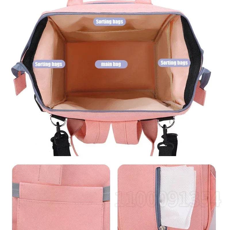 Premium Disney Diaper Bag Large Capacity Waterproof Stroller Backpack For Moms On The Go - ToylandEU