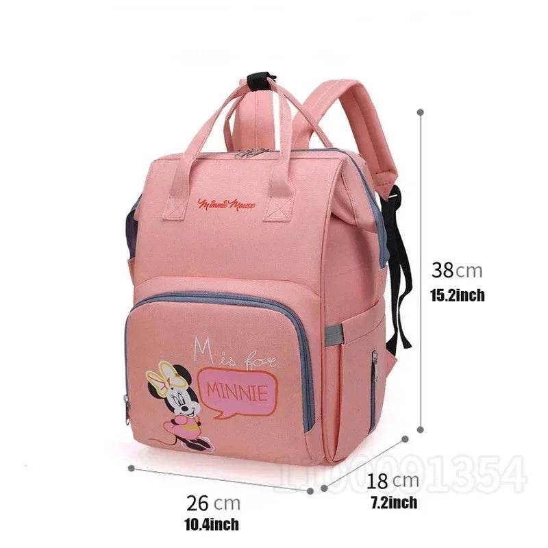 Premium Disney Diaper Bag Large Capacity Waterproof Stroller Backpack For Moms On The Go - ToylandEU
