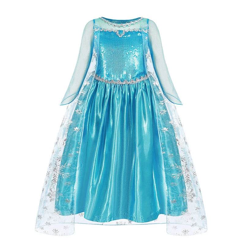 Premium Disney Elsa Costume Snow Queen Design For Girls - ToylandEU