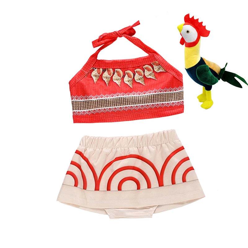 Premium Disney Moana Inspired Dress For Baby Girls - ToylandEU