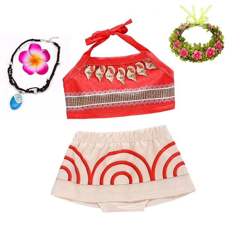Premium Disney Moana Inspired Dress For Baby Girls - ToylandEU