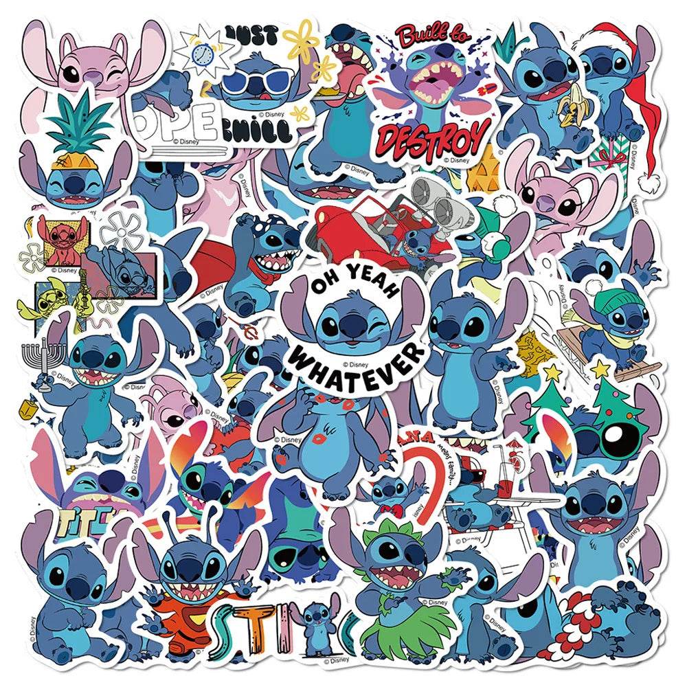 Premium Disney Sticker Pack Mixed Stitch Princess For Kids - ToylandEU
