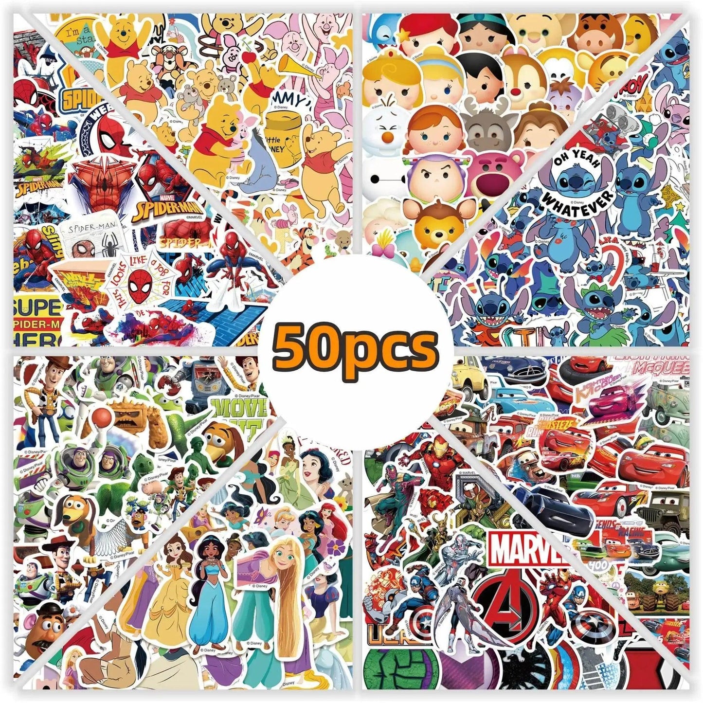  Premium Disney Sticker Pack Princess 4cm Toyland EU -  ToylandEU™