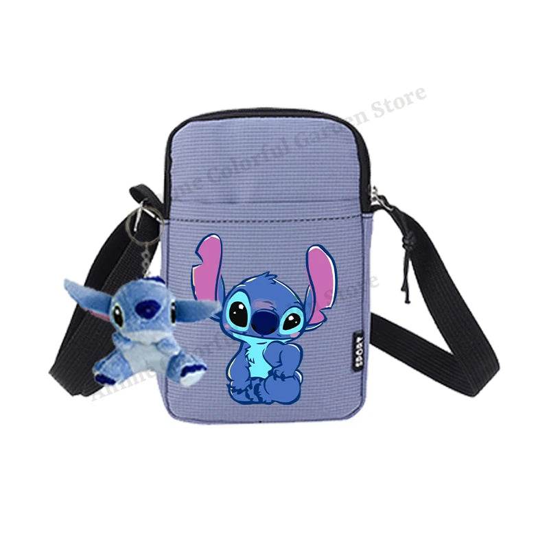 Premium Disney Stitch Phone Bag With Doll Unisex Portable Shoulder Purse For Men Women Kids - ToylandEU