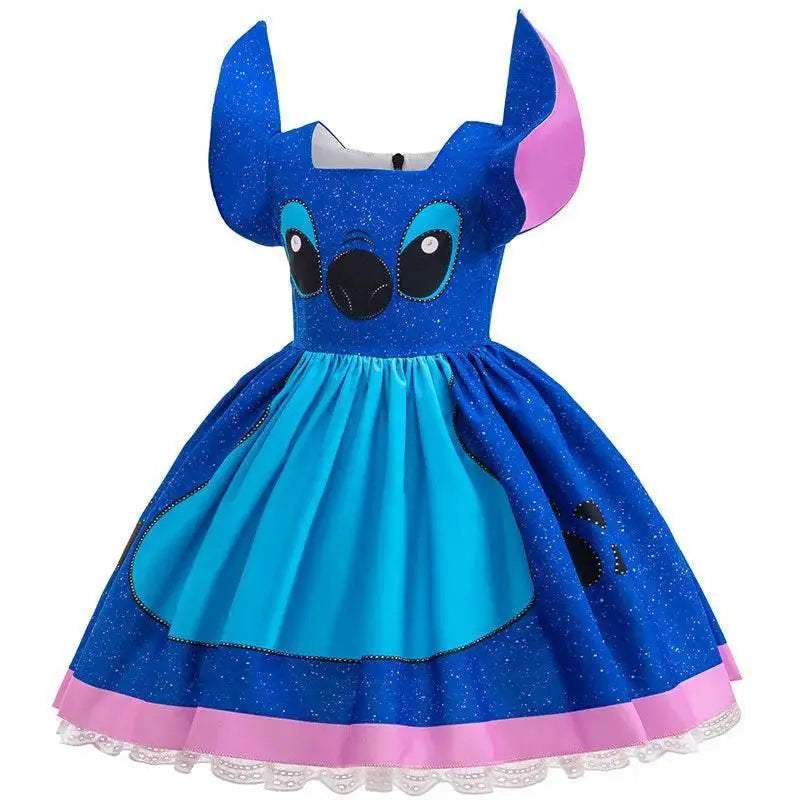 strapless open back dress Puff Stitch Princess Baby/Kids Dress Set – MON CROCHET main image 0
