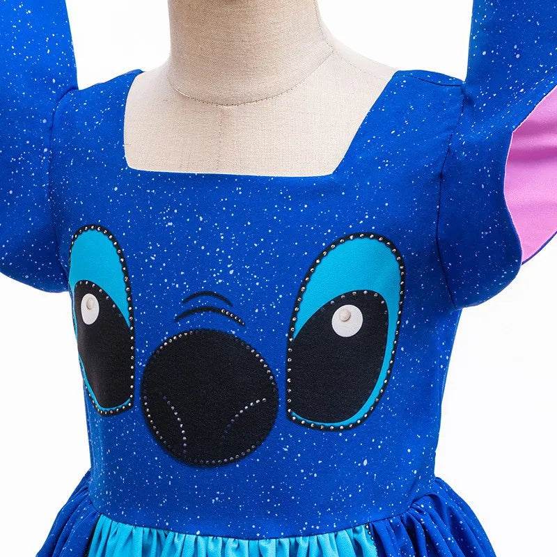 Premium Disney Stitch Princess Dress For Girls 7 To 13 - ToylandEU