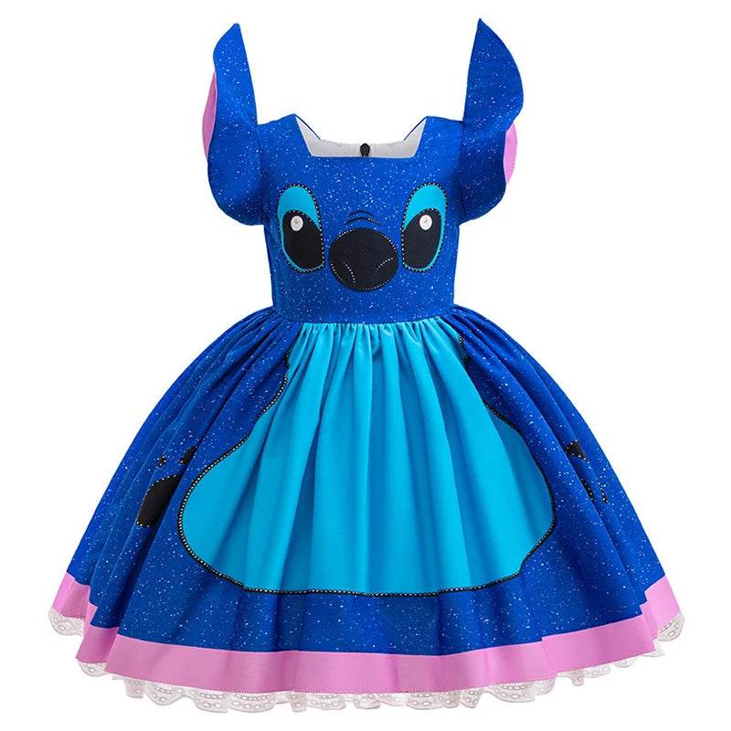 Premium Disney Stitch Princess Dress For Girls 7 To 13 - ToylandEU