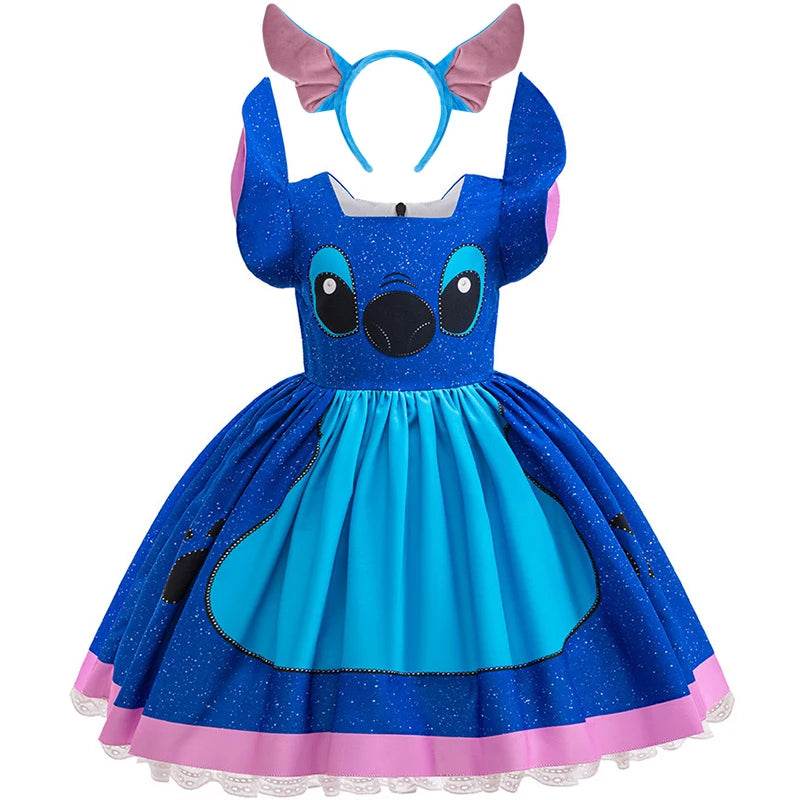 Premium Disney Stitch Princess Dress For Girls 7 To 13 - ToylandEU