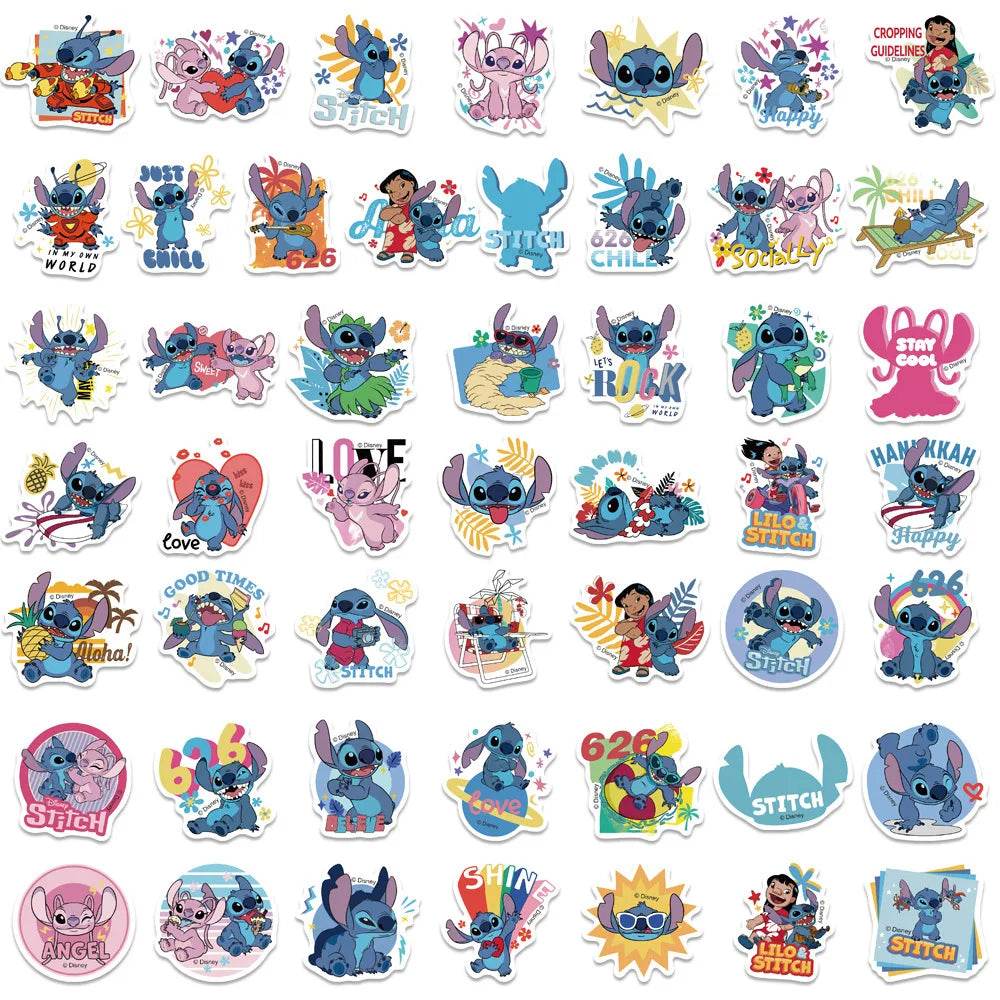 Premium Disney Stitch Sticker Pack Waterproof For Teens - ToylandEU