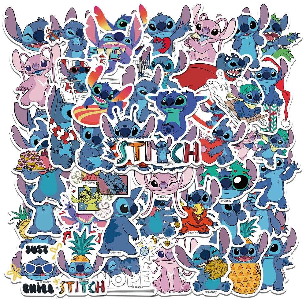 Premium Disney Stitch Sticker Pack Waterproof For Teens - ToylandEU