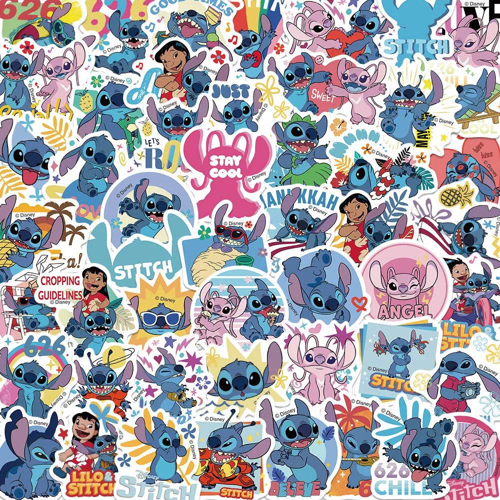 Premium Disney Stitch Sticker Pack Waterproof For Teens - ToylandEU