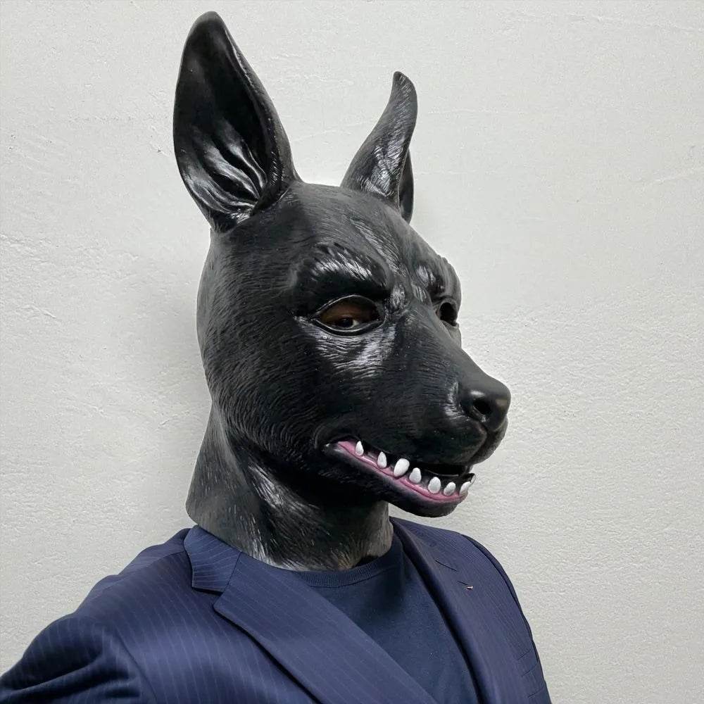 Premium Dog Mask With Big Ears For Adult Men Costume - ToylandEU