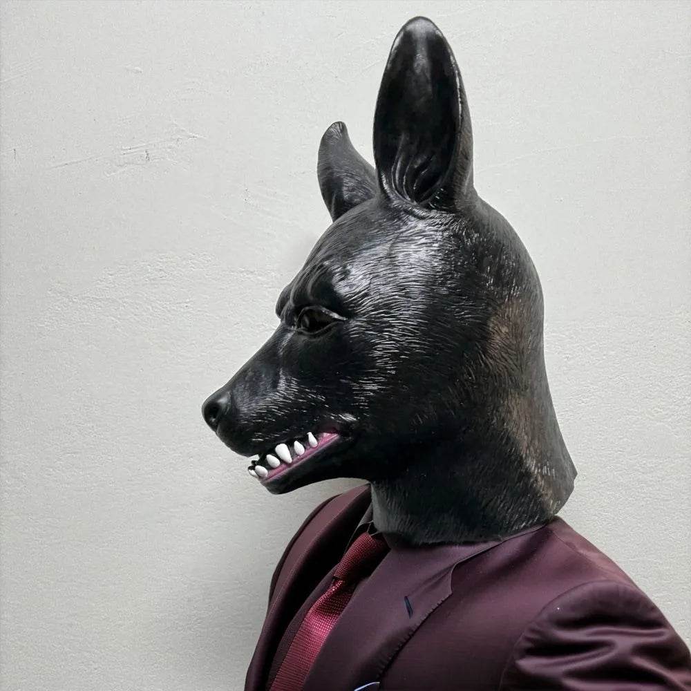 Premium Dog Mask With Big Ears For Adult Men Costume - ToylandEU