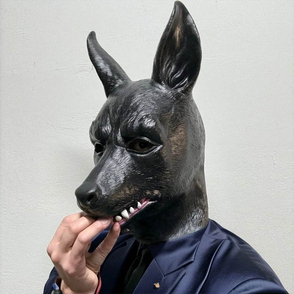 Premium Dog Mask With Big Ears For Adult Men Costume - ToylandEU