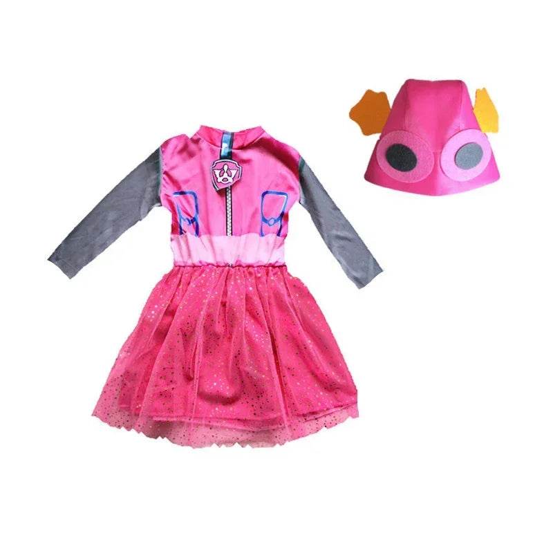 Premium Dog Patrol Costume Top Pants Backpack Hat For Kids - ToylandEU