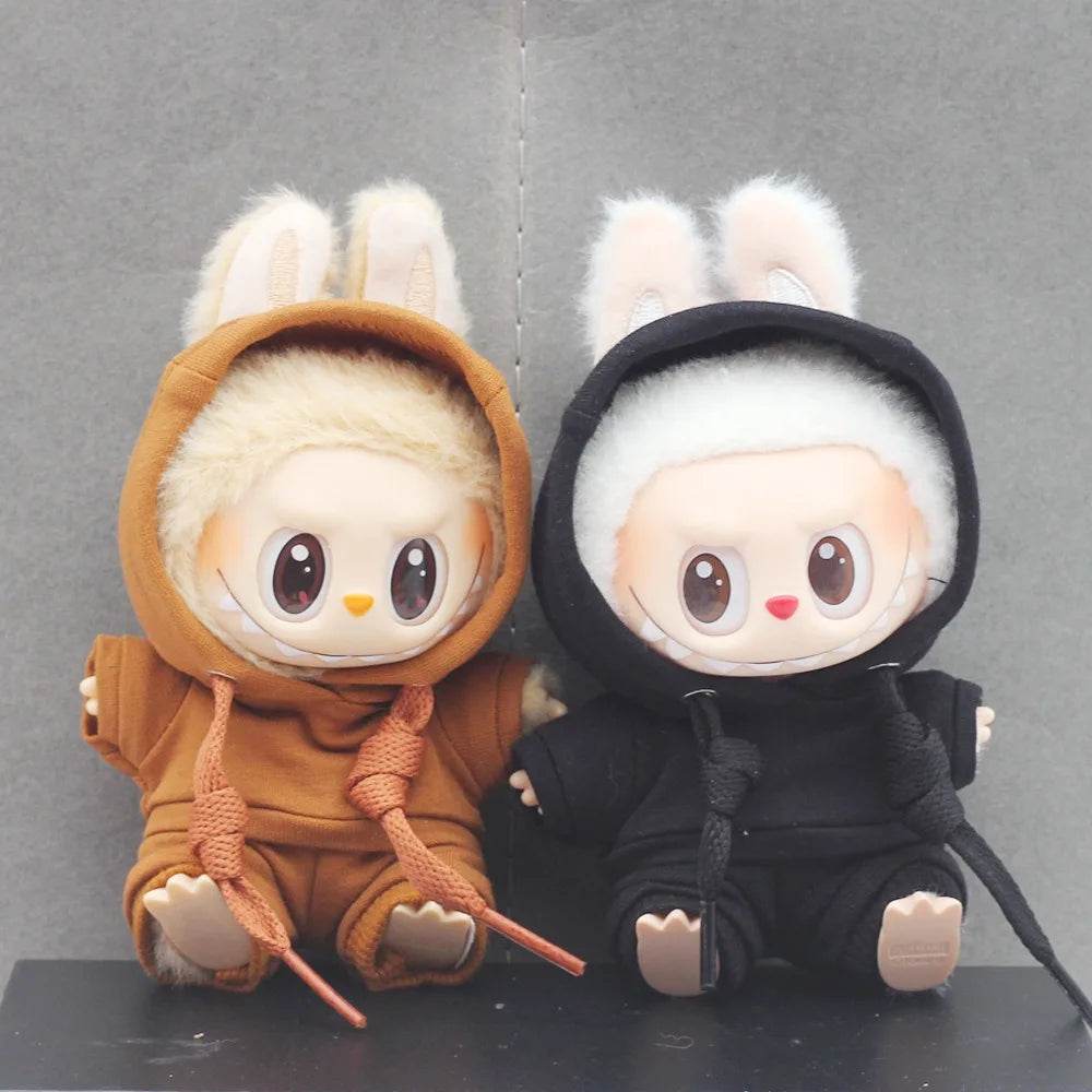 Premium Doll Accessories Denim Shorts Outfit for Labubu 17cm Toy Dolls - ToylandEU