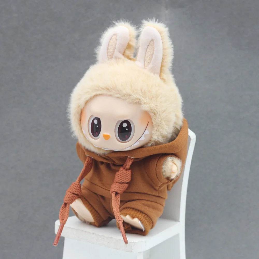 Premium Doll Accessories Denim Shorts Outfit for Labubu 17cm Toy Dolls - ToylandEU