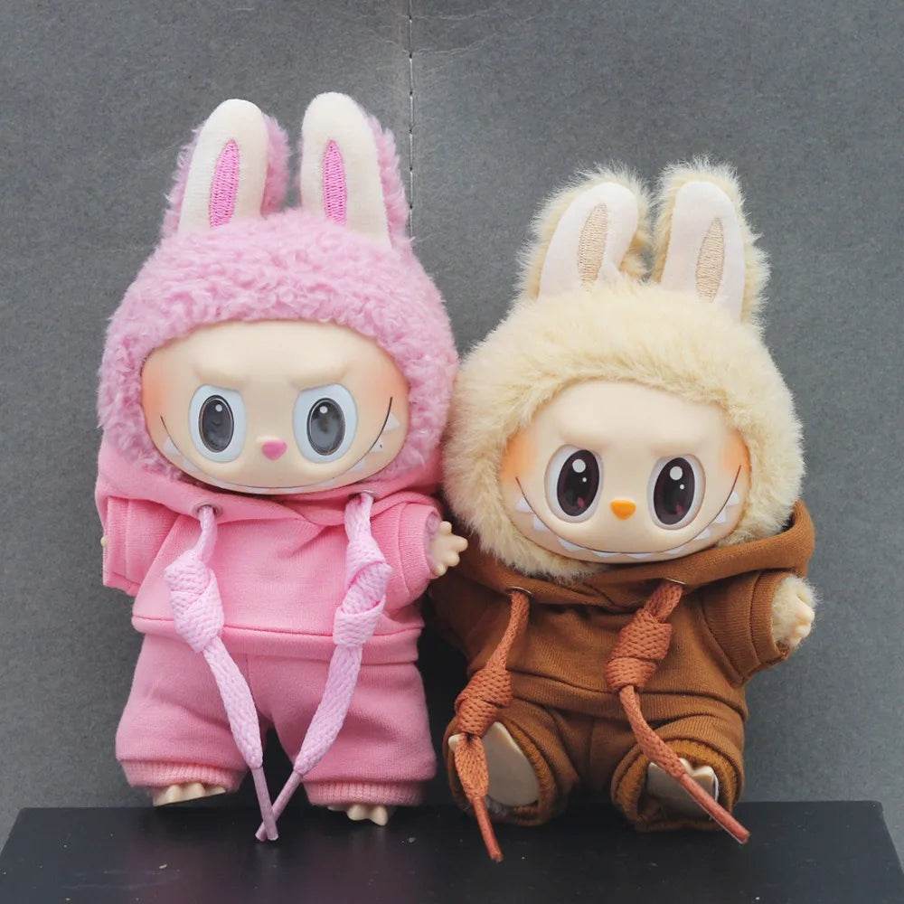 Premium Doll Accessories Denim Shorts Outfit for Labubu 17cm Toy Dolls - ToylandEU