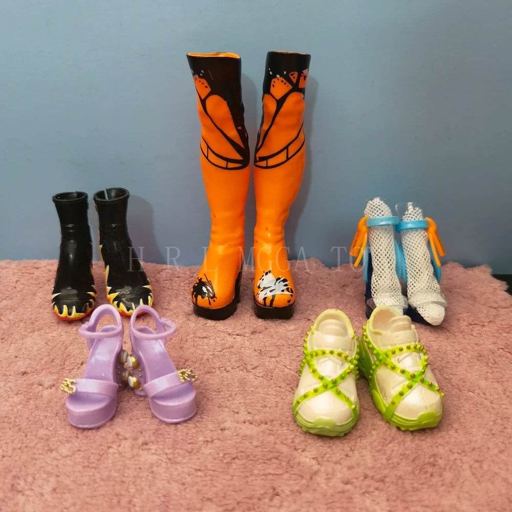 Premium Doll Accessories Rainbow School Shoes For Girls - ToylandEU