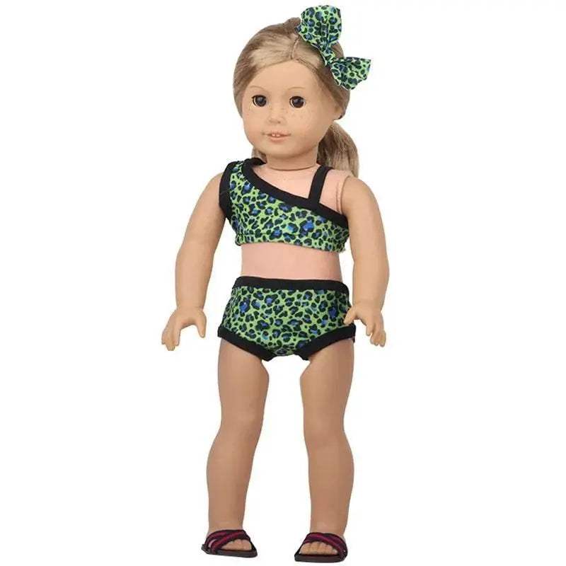 Premium Doll Accessories Summer Bikini Outfit For Girls - ToylandEU