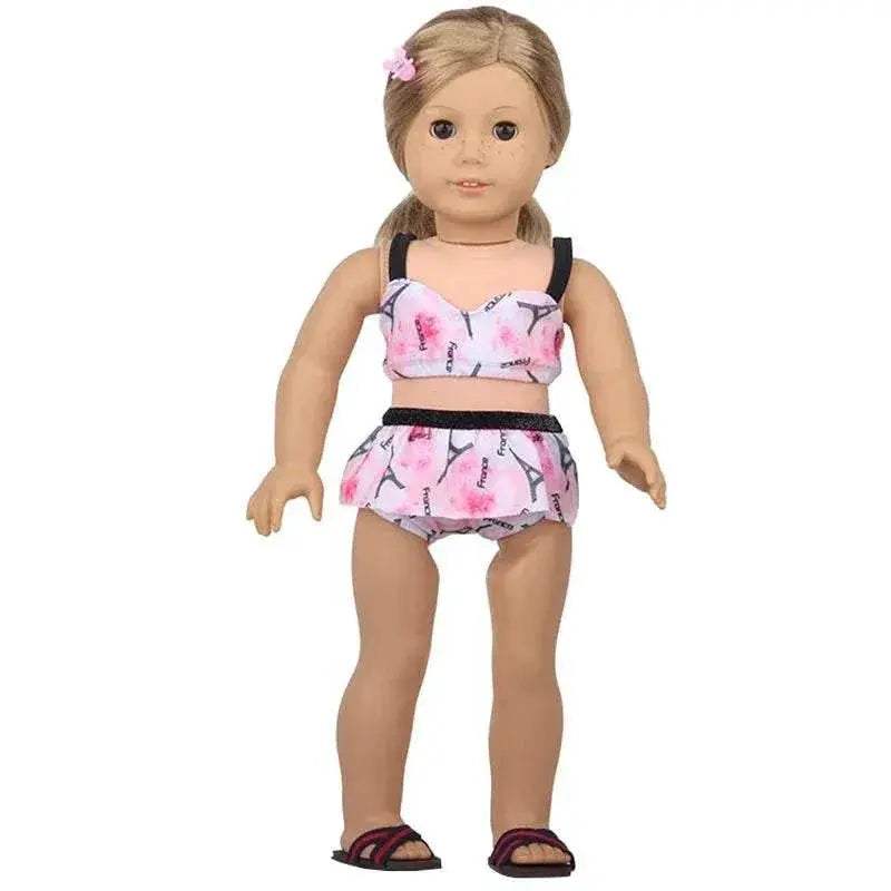 Premium Doll Accessories Summer Bikini Outfit For Girls - ToylandEU
