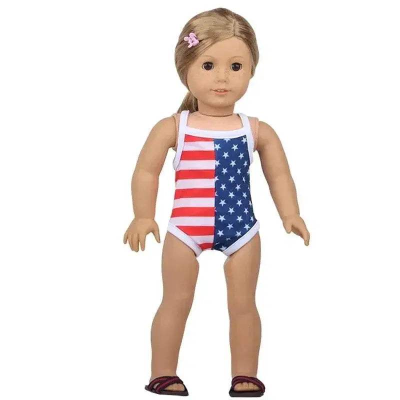 Premium Doll Accessories Summer Bikini Outfit For Girls - ToylandEU
