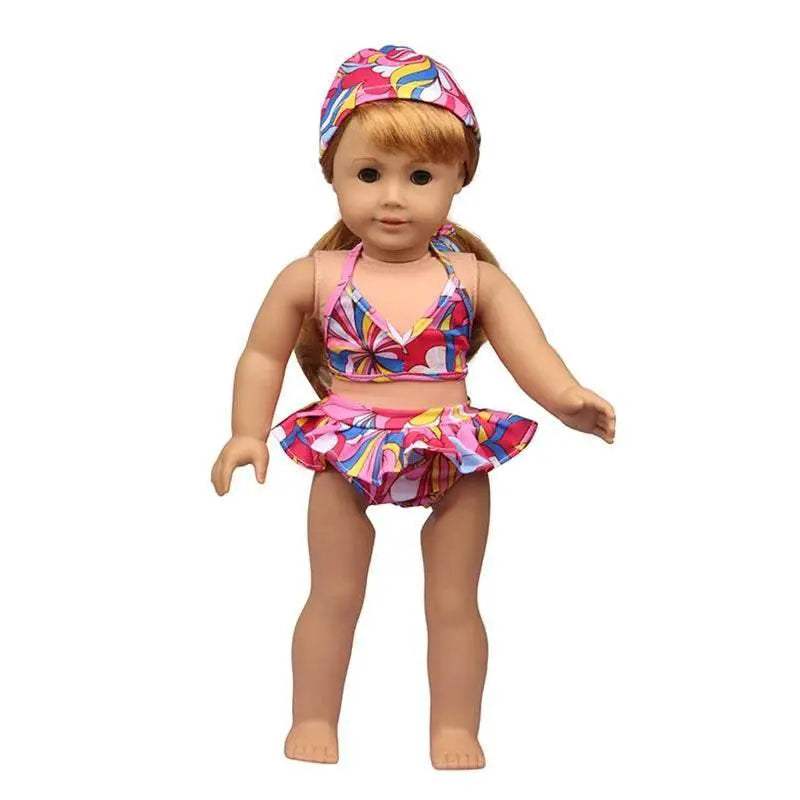 Premium Doll Accessories Summer Bikini Outfit For Girls - ToylandEU