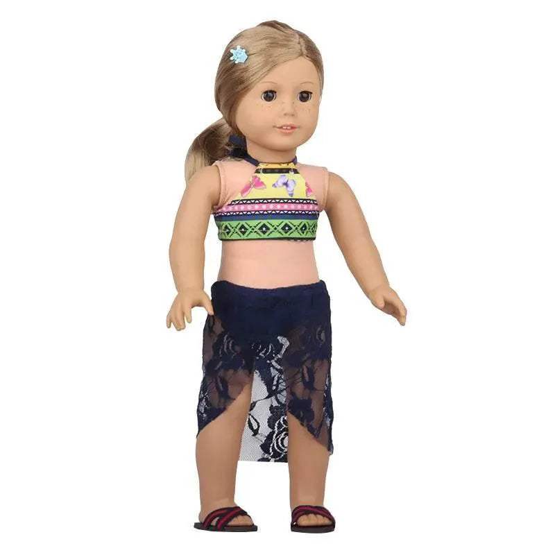 Premium Doll Accessories Summer Bikini Outfit For Girls - ToylandEU