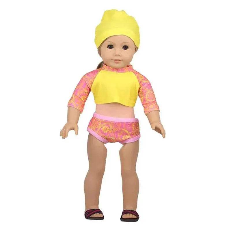 Premium Doll Accessories Summer Bikini Outfit For Girls - ToylandEU