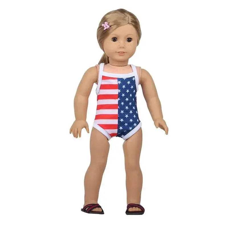 Premium Doll Accessories Summer Bikini Outfit For Girls - ToylandEU