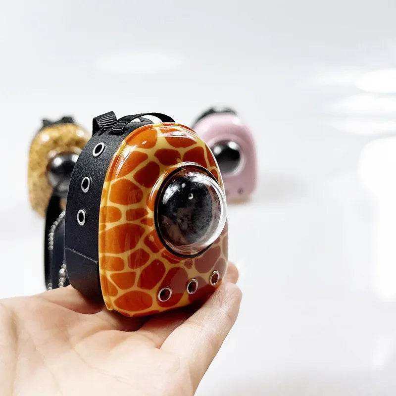 Premium Doll Backpack Canvas Cat Design For Labubu Dolls - ToylandEU