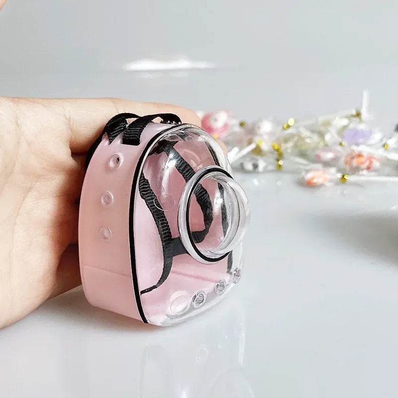 Premium Doll Backpack Canvas Cat Design For Labubu Dolls - ToylandEU