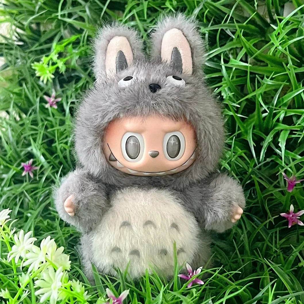 Premium Doll Clothes Grey Cat Costume For Labubu 15 To 17cm - ToylandEU