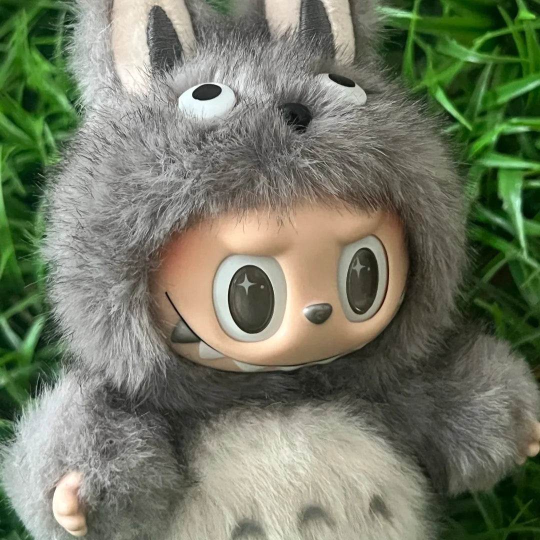 Premium Doll Clothes Grey Cat Costume For Labubu 15 To 17cm - ToylandEU
