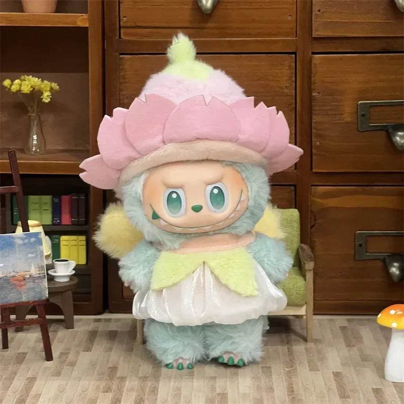 Premium Doll Clothes Grey Cat Costume For Labubu 15 To 17cm - ToylandEU